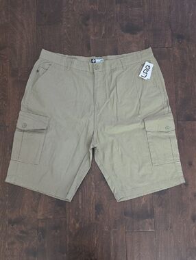 LRG Men's Khaki Ripstop Cargo Short